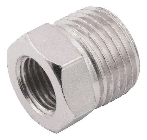 Bucha Redução Curta 1 X 1/2 Aço Carbono 2081-16-8s Hidrau Maquinas / Adap Hidráulico Npt Macho X Npt - 6