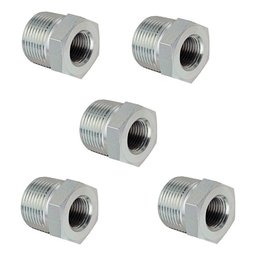 Bucha Redução Curta 1 X 1/2 Aço Carbono 2081-16-8s Hidrau Maquinas / Adap Hidráulico Npt Macho X Npt - 1