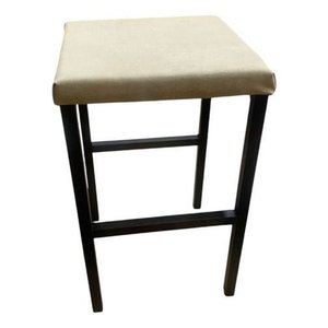 Banqueta Estofada Estilo Industrial Automotivo Preto