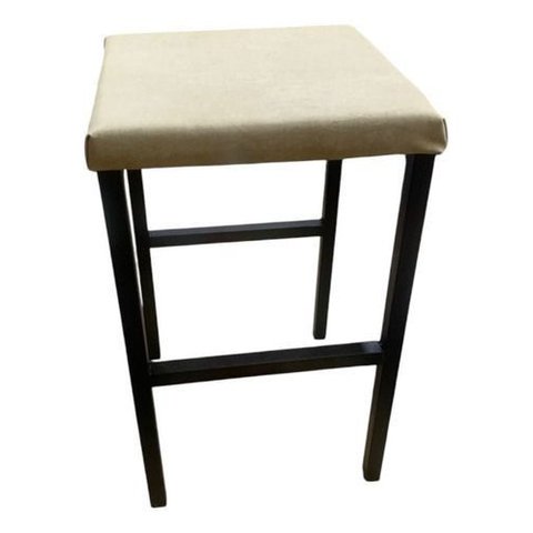 Banqueta Estofada Estilo Industrial Automotivo Preto