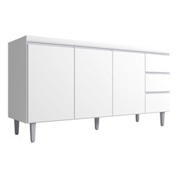 Balcão Gabinete Multiuso P/cozinha Andreia S/tampo 150 Ajl - 1