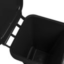 Ver imagem 5 de Lixeira 120 Litros Roda de 200mm - Lar Plásticos - Preto