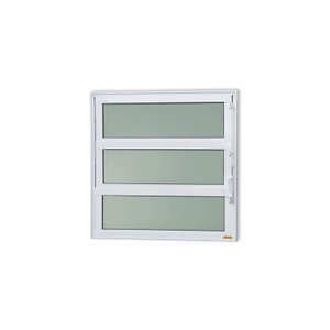 Janela de Alumínio Basculante 60x60cm Vidro Mini Boreal Elite Brimak