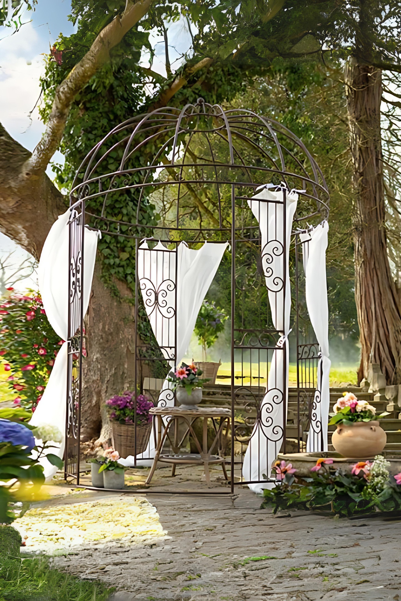 Gazebo Coreto de Ferro 2,00m X 3,00m Modelo Eleganty - 2