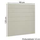 Ver imagem 4 de Cabeceira Solteiro 90 cm Lisben Linho SL 76 Peer