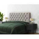 Ver imagem 3 de Cabeceira Imperatriz 1000 Plus King Size 1950mm Veludo Adar Off White - Simbal