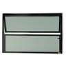 Janela de Alumínio Basculante 40x100cm Vidro Mini Boreal Master Brimak - 1