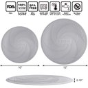 Ver imagem 4 de Esteira de Silicone Multifuncional Walfos, Resistente Ao Calor Micro-ondas Kit 2 Peças