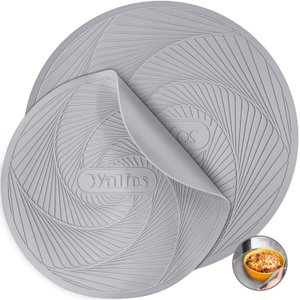 Esteira de Silicone Multifuncional Walfos, Resistente Ao Calor Micro-ondas Kit 2 Peças