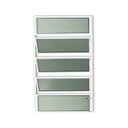 Ver imagem 1 de Janela de Alumínio Basculante 100x60cm Vidro Mini Boreal Plus Brimak