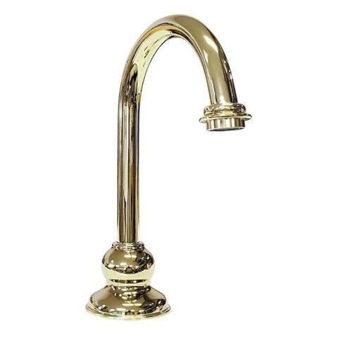 Bica Alta Misturador Deca Lavatório Belle Époque Tiffany Dourada 4908273