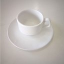 Ver imagem 3 de Xícara de Chá Empilhável 200ml com Pires Branco Oxford