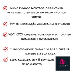 Quit 5 Prateleiras Livrinhos Infantis Estante Para Urso de Pelúcia Nicho Organizador de Brinquedos Q - 8