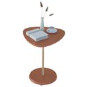Ver imagem 6 de Mesa Apoio Alta Mdf para Sala de Estar 51 Cm 4697 Terracota Arly