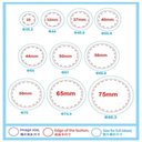 Ver imagem 3 de MAQUINA DE FAZER BROCHES DE 25 A 75MM BOTTONS PRENSA MANUAL TRABLHO EM CASA