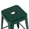 Kit 8 Banquetas Iron Tolix 76 Cm Verde Escuro Verde Escuro - 3