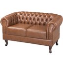 Ver imagem 2 de Namoradeira Chesterfield Duque 2 Lugares em Corano Whisky