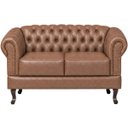 Ver imagem 3 de Namoradeira Chesterfield Duque 2 Lugares em Corano Whisky