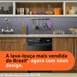 Lava Louças Brastemp 8 Serviços Preta - BLF08AE 220v - 11