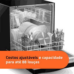 Lava Louças Brastemp 8 Serviços Preta - BLF08AE 220v - 9
