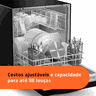 Lava Louças Brastemp 8 Serviços Preta - BLF08AE 220v - 9