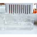 Ver imagem 4 de Organizador De Geladeira Com Cesto Escorredor 2,2L Organizador Clear Fresh Para Legumes OU