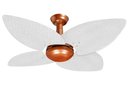 Ver imagem 1 de Ventilador de Teto Office Jet Aspen Venti-delta Cobre Rattan Branca 220v