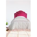 Ver imagem 1 de Cabeceira  Solteiro Veludo Vinho Deluxe com Tacha Prata Para Cama Box