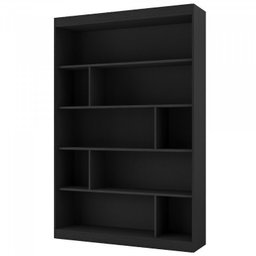 Estante para Livros 4 Prateleiras 181cmx240cm Home Office Espresso Móveis - 8