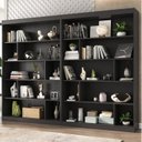 Ver imagem 1 de Estante para Livros 4 Prateleiras 181cmx240cm Home Office Espresso Móveis