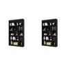 Estante para Livros 4 Prateleiras 181cmx240cm Home Office Espresso Móveis - 4