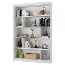 Estante para Livros 4 Prateleiras 181cmx240cm Home Office Espresso Móveis - 6