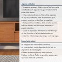 Ver imagem 4 de Rack Vertex para TV 75" 237cm MDF com 3 Gavetas Naturalle Mavaular Móveis