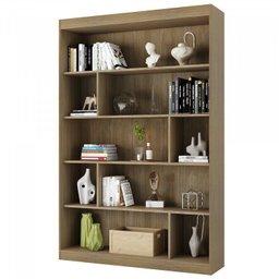 Estante para Livros 4 Prateleiras 181cmx240cm Home Office Espresso Móveis - 7