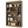 Estante para Livros 4 Prateleiras 181cmx240cm Home Office Espresso Móveis - 8