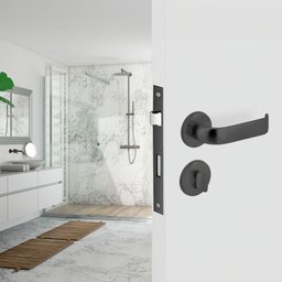 Fechadura Banheiro Duna 3 Maq 40 Imab Preto - 5