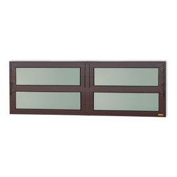 Janela de Alumínio Basculante 2 Seções 40x150cm Vidro Mini Boreal Elite Brimak - 1