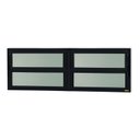 Ver imagem 1 de Janela de Alumínio Basculante 2 Seções 40x150cm Vidro Mini Boreal Elite Brimak