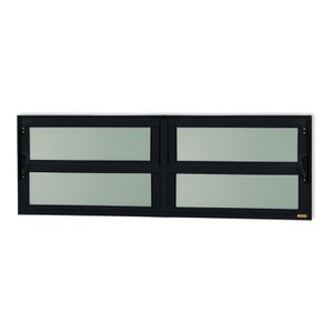 Janela de Alumínio Basculante 2 Seções 40x150cm Vidro Mini Boreal Elite Brimak