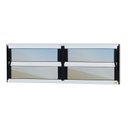 Ver imagem 1 de Janela de Alumínio Basculante 2 Seções 40x150cm Vidro Espelhado Elite Brimak