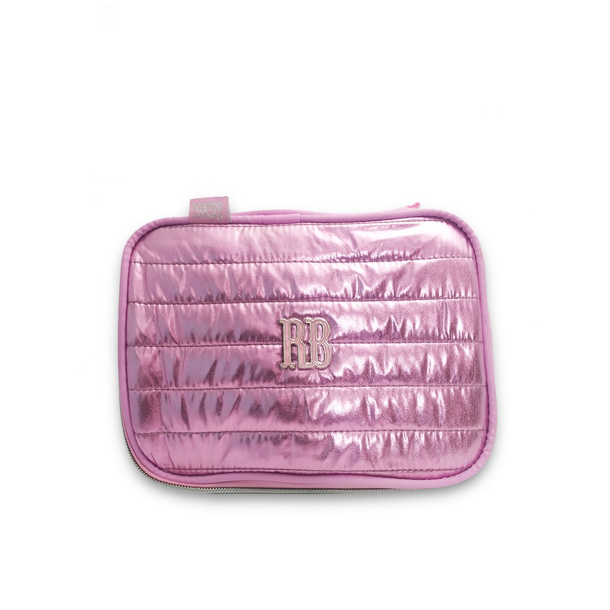 Estojo Box Escolar Metalizado Rebecca Bonbon Cor Rosa - 1