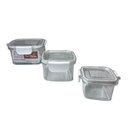 Ver imagem 2 de Conjunto 3 Pote Hermético Quadrado