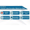 Ver imagem 2 de Colchão Casal Molas Pocket Ensacadas Revolution Híbrido Pillow (138x188x27) - Castor