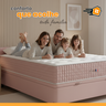 Cama Box Baú Casal Colchão Casal Queen Rosé Molas Ensacadas 158x198x28cm - 8