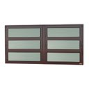 Ver imagem 1 de Janela de Alumínio Basculante 2 Seções 60x200cm Vidro Mini Boreal Elite Brimak