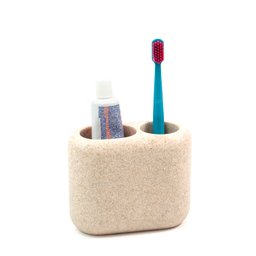 Porta Escova de Dente Sand de Resina OIKOS - 1