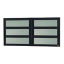 Ver imagem 1 de Janela de Alumínio Basculante 2 Seções 60x200cm Vidro Mini Boreal Elite Brimak