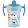 Copo de Treinamento Infantil Alça e Bico de Silicone 230ml Para Bebê +6 Meses Animais Nuk - Azul - 1