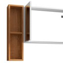 Ver mais imagens de Gabinete para Banheiro com Cuba e Espelho Siesta B02 Branco Naturalle - Lyam Decor