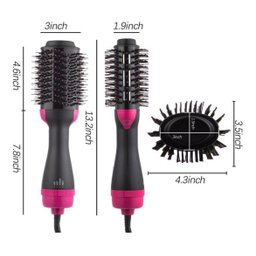 Escova Secadora Cabelo Profissional Seca Alisa Modela 3em1 - 6